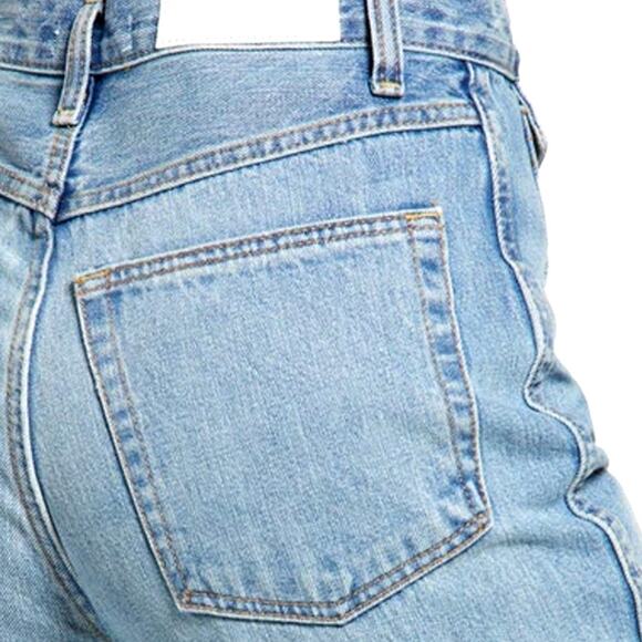 RE/DONE Hight Waist Wide-Leg Blue Jeans | Size 24 - Picture 6 of 9